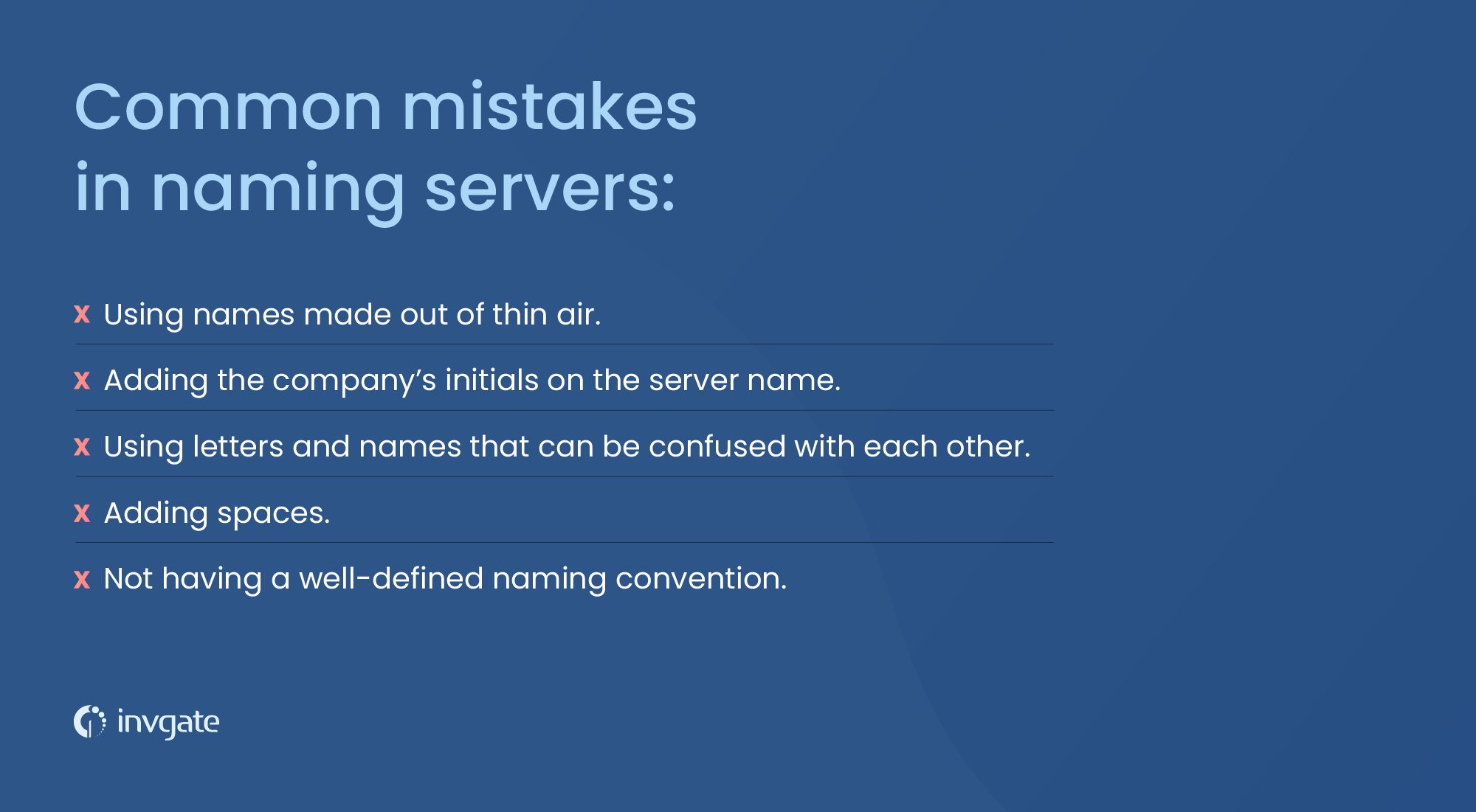 Server Naming Conventions Ideas, Best Practices & Mistakes to Avoid